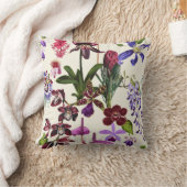 熱帯フローライラストレーションと花。 クッション (ブランケット)