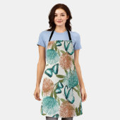 熱帯フローラエプロン エプロン (着用した状態)