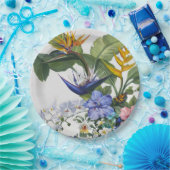 熱帯フローラカクテルナプキン ペーパープレート (パーティー)