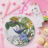 熱帯フローラカクテルナプキン ペーパープレート (パーティー)