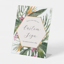 熱帯フローラカスタム文字徴候