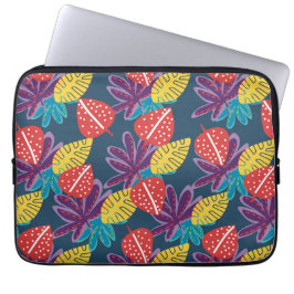 熱帯フローラカラフルハワイ ラップトップスリーブ