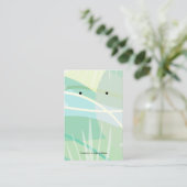 熱帯フローラジュエリーディスプレイカード 名刺 (スタンド正面)