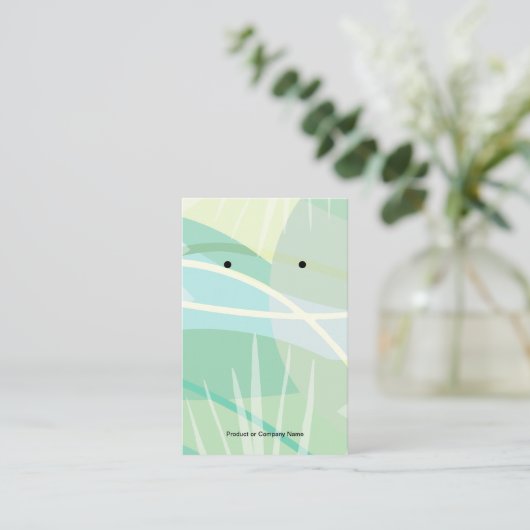 熱帯フローラジュエリーディスプレイカード 名刺 (スタンド正面)