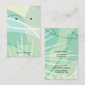 熱帯フローラジュエリーディスプレイカード 名刺 (正面/裏面)