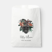 熱帯フローラスカルハロウィーン フェイバーバッグ (正面)