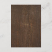 熱帯フローラストリングライトビーチ結婚式挿入 エンクロージャーカード (裏面)