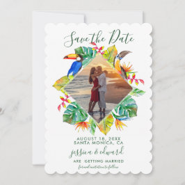 熱帯フローラダイヤモンドリースハワイ写真 セーブザデート