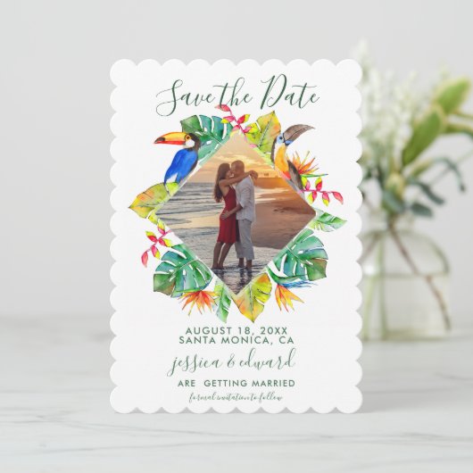 熱帯フローラダイヤモンドリースハワイ写真 セーブザデート (スタンド正面)