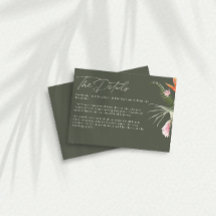 熱帯フローラダークグリーン結婚ズ詳細