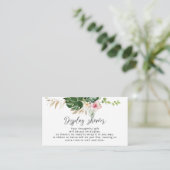 熱帯フローラディスプレイシャワーエンクロージャカード エンクロージャーカード (スタンド正面)