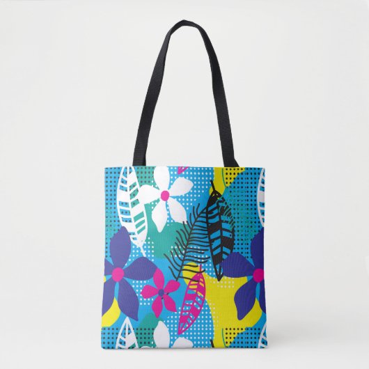 熱帯フローラトート トートバッグ (正面)