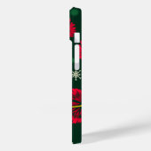 熱帯フローラハイビスカススノーフレークスクリスマス | Case-Mate iPhoneケース (裏面 / 左)