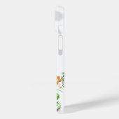 熱帯フローラハイビスカスピンクの緑の黄色の白 Case-Mate iPhoneケース (裏面 / 左)