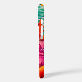 熱帯フローラハイビスカスモノグラム Case-Mate iPhoneケース (裏面 / 左)