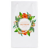 熱帯フローラハッピーマザーズデイ |抱き枕 スモールペーパーバッグ (裏面)
