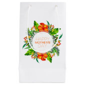 熱帯フローラハッピーマザーズデイ |抱き枕 スモールペーパーバッグ (正面)