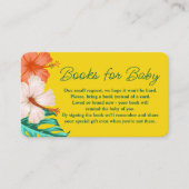 熱帯フローラハワイアンアロハベビーブックリクエスト エンクロージャーカード (正面)