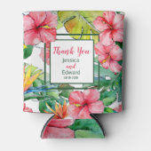 熱帯フローラハワイアン結婚ルアウ（ハワイ式宴会） 缶クーラー (正面)