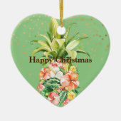 熱帯フローラパイナップル セラミックオーナメント (正面)