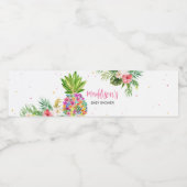 熱帯フローラパイナップル ペットボトルラベル (シングルラベル)