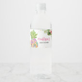 熱帯フローラパイナップル ペットボトルラベル (正面)