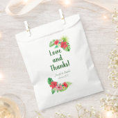 熱帯フローラパラダイス結婚ズ フェイバーバッグ (クリップ留めされた状態)