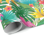 熱帯フローラパーティー ラッピングペーパー (ロールコーナー)