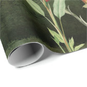 熱帯フローラヒョウのジャングルの葉のデコページ ラッピングペーパー (ロールコーナー)