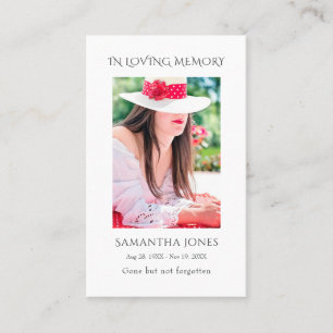 熱帯フローラビーチお祝いオブ・ライフ祈りの言葉 名刺