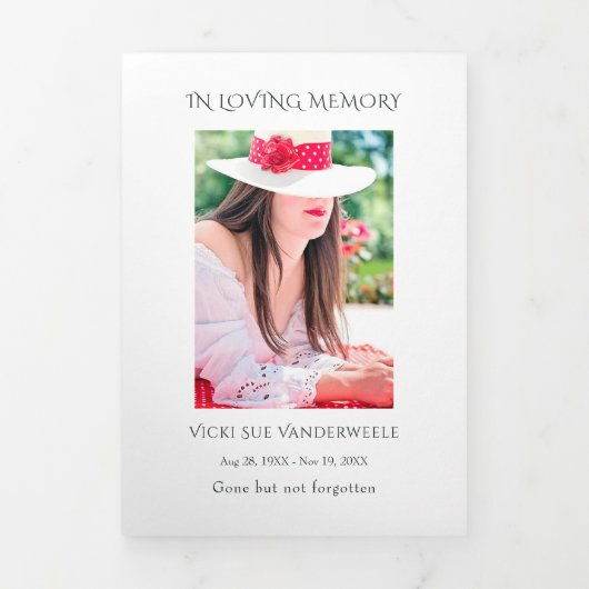 熱帯フローラビーチお祝い 三つ折り招待状 (カバー)