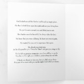 熱帯フローラビーチお祝い 三つ折り招待状 (内部最初)