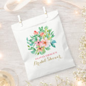 熱帯フローラビーチブライダルシャワー フェイバーバッグ (クリップ留めされた状態)