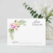 熱帯フローラビーチ共有Aメモリ サンキューカード (スタンド正面)