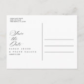 熱帯フローラビーチ結婚式保存日 案内ポストカード (裏面)