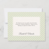 熱帯フローラビーチ結婚式 サンキューカード (裏面)