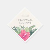 熱帯フローラビーチ スタンダードカクテルナプキン (角)