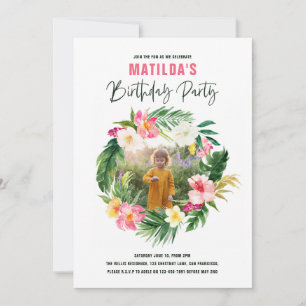 熱帯フローラピンクイエロフラミンゴスタイリッシュ