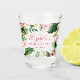 熱帯フローラピンクバチェロレッテ ショットグラス