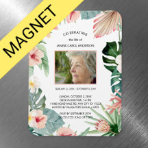 熱帯フローラピンクライフお祝い写真