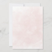 熱帯フローラフラミンゴの赤ちゃんシャワー 招待状 (裏面)