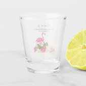 熱帯フローラフラミンゴバチェロレッテ  ショットグラス (裏面)