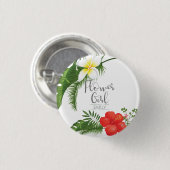 熱帯フローラフラワーガールID475 缶バッジ (正面&裏面)