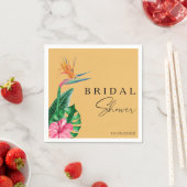 熱帯フローラブライダルシャワー スタンダードカクテルナプキン (インサイチュ)