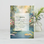 熱帯フローラブライダルシャワー 招待状 (スタンド正面)