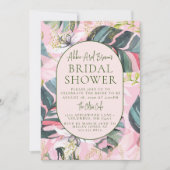 熱帯フローラブライダルシャワー 招待状 (正面)