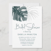 熱帯フローラブライダルシャワー 招待状 (正面)