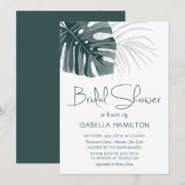 熱帯フローラブライダルシャワー 招待状