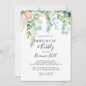 熱帯フローラブランチ&バブリーブライダルシャワー 招待状 (正面)