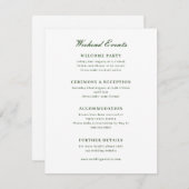 熱帯フローラモノグラ結婚ム病 エンクロージャーカード (正面/裏面)